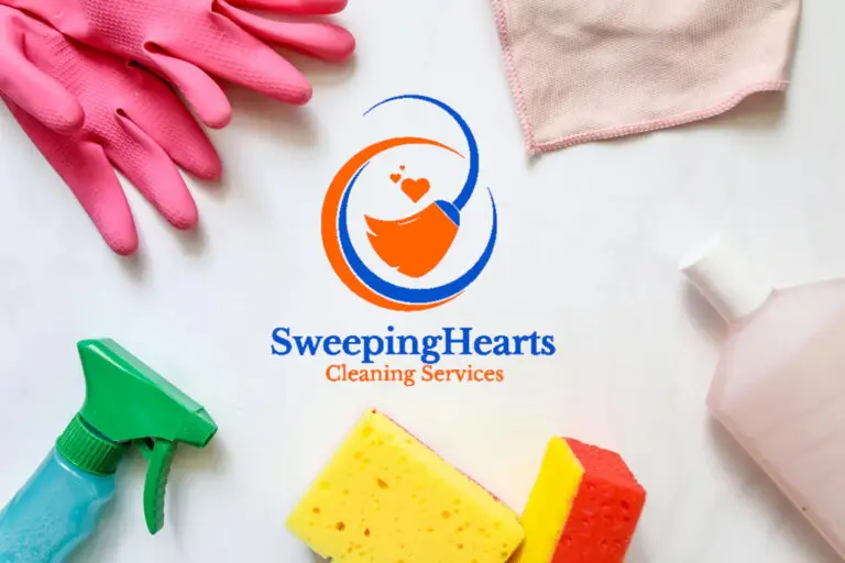 SweepingHearts Cleaning Services logo for eco-friendly cleaning in Louisiana
